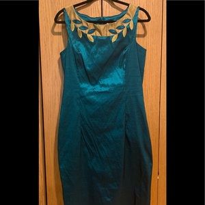 Tatyana Lime Drop Wiggle Dress